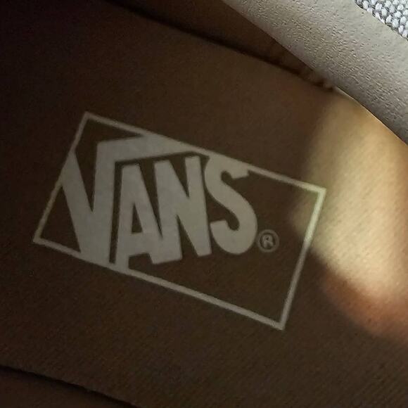 Vans Women's Light Gray Canvas Athletic Shoes - Picture 3 of 8